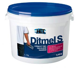 DITMEL S - Stierkový tmel pre plošné nanášanie biely 7 kg