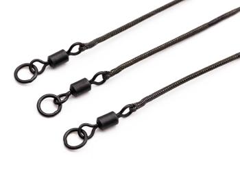 Korda náväzce kable leadcore leader ring swivel 50 cm - weed