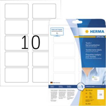 Herma 4514 etikety (A4) 80 x 50 mm acetátový hodváb  biela 200 ks premiestniteľné menovky