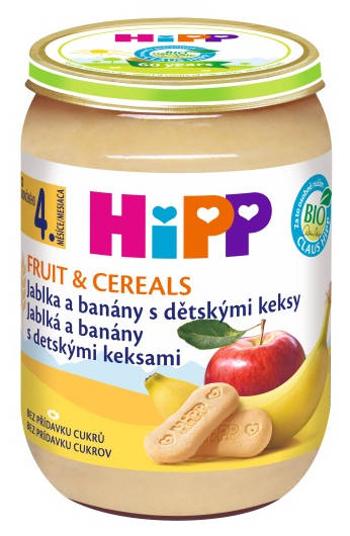 HiPP BIO Jablká a banány s detskými keksami 190 g