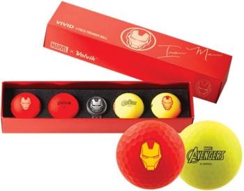 Volvik Marvel 4 Ball Pack Iron Man