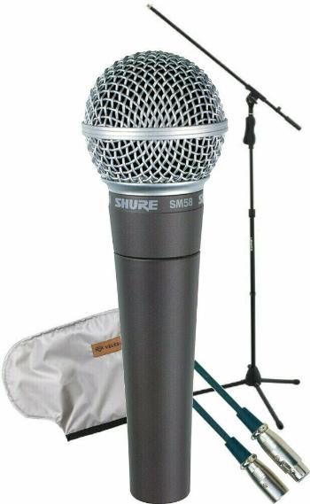 Shure SM58-LCE SET Vokálny dynamický mikrofón