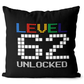 Vankúš Level unlocked (vek: 62, Velikost: 40 x 40 cm)