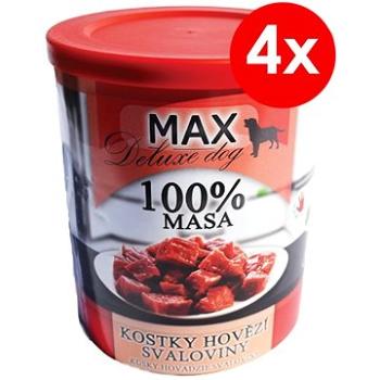 MAX deluxe kocky hovädzej svaloviny 800 g, 4 ks (8594025084234)