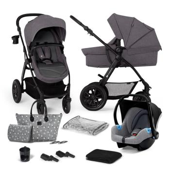 KINDERKRAFT SELECT Kočík kombinovaný Xmoov 3v1 Dark Grey, Premium