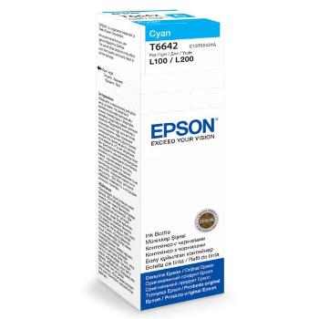 EPSON T6642 (C13T66424A) - originálna cartridge, azúrová, 70ml