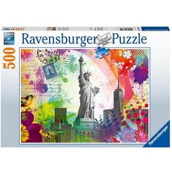 Ravensburger Puzzle 173792 Pohľadnice Z New Yorku 500 Dielikov (4005556173792)