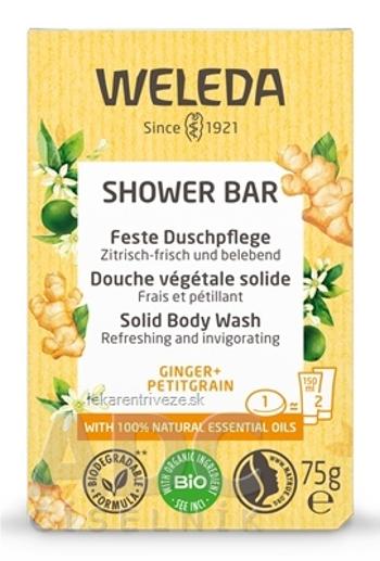 WELEDA SHOWER BAR Citrusové osviežujúce mydlo ginger + petitgrain, s esenciálnymi olejmi 1x75 g
