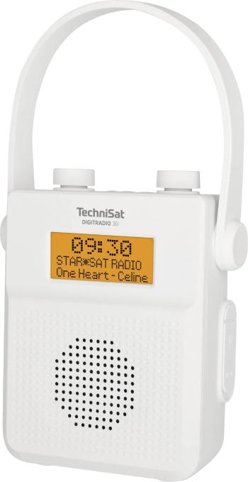 TechniSat DIGITRADIO 30 vreckové rádio DAB+, FM, DAB Bluetooth  vodotesné biela