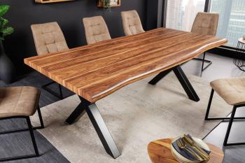 LuxD Dizajnový jedálenský stôl Kaniesa 160 cm vzor orech