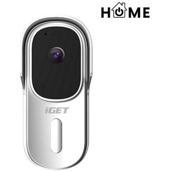 iGET HOME Doorbell DS1 White – batériový WiFi video zvonček s Full HD prenosom obrazu a zvuku