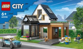 LEGO® City 60398 Rodinný dům a elektromobil