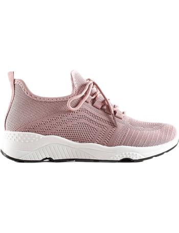 Ružové módne textilné sneakersy vel. 38