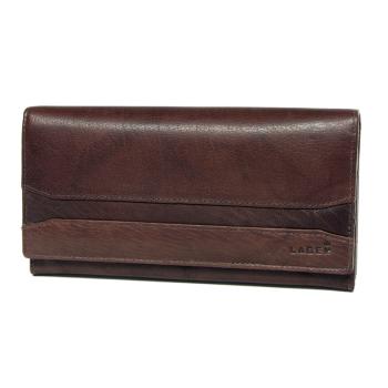 Lagen Dámska peňaženka kožená W-2025 Hnedá
