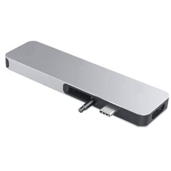 HyperDrive SOLO USB-C Hub pre MacBook + ostatné USB-C zariadenia – Strieborný (HY-GN21D-SILVER)