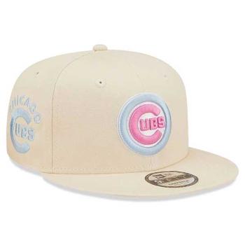 šiltovka New Era 9FIFTY MLB Pastel Patch Chicago Cubs Cream Beige snapback cap - S/M