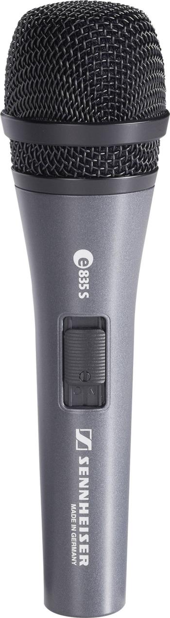 Sennheiser E 835 S ručný mikrofón na spievanie Druh prenosu:káblový vr. svorky