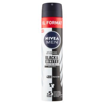 NIVEA Men Sprej antiperspirant Black&White Invisible Original 200ml