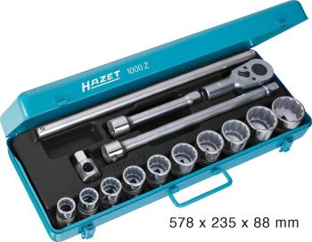 Hazet  súprava nástrčných kľúčov metrický 3/4" (20 mm) 15-dielna 1000Z