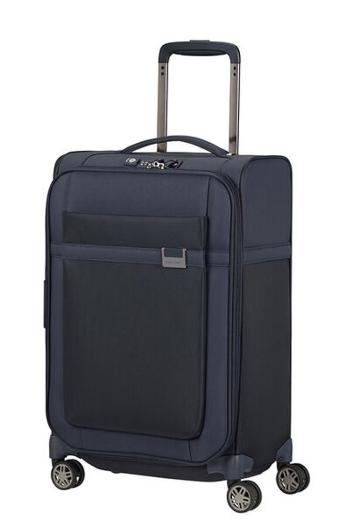 Samsonite Kabinový cestovní kufr Airea 55 cm 38/43,5 l - tmavě modrá