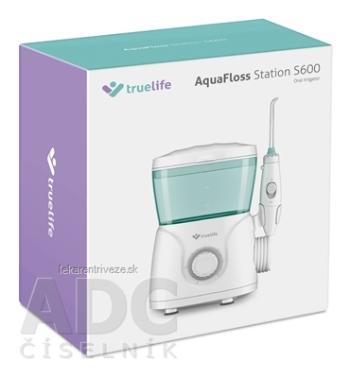 TrueLife AquaFloss Station S600 ústna sprcha so stanicou, nádržka 600 ml 1x1 ks
