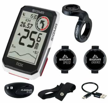 Sigma Bike Computer Rox 4.0 Sensor Set White