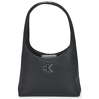 Calvin Klein Jeans  Tašky cez rameno MINIMAL MONOGRAMSHOULDER BAG  Čierna