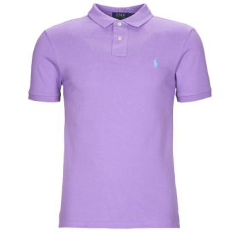 Polo Ralph Lauren  POLO AJUSTE SLIM FIT EN COTON BASIC MESH  Polokošele s krátkym rukávom Fialová