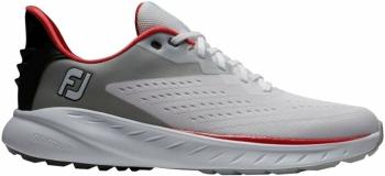 Footjoy Flex XP Mens Golf Shoes White/Black/Red 43