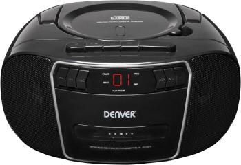 Denver TCP-40 CD-rádio FM AUX, CD, kazeta   čierna