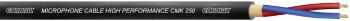 Cordial CMK 250 mikrofónový kábel  2 x 0.50 mm² čierna metrový tovar