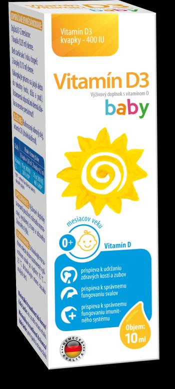 Vitamin D3 baby, 400IU 10 ml