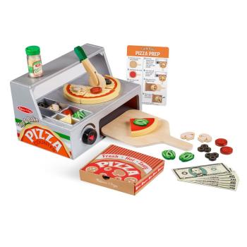 Drevená pizzerie Melissa & Doug Wooden pizza set