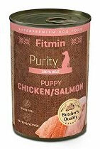 Fitmin dog Purity konzerva cons PUPPY salm&chicken 400g + Množstevná zľava
