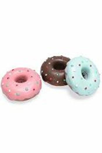 Hračka pre psa Donut latex mix farieb 12cm KAR