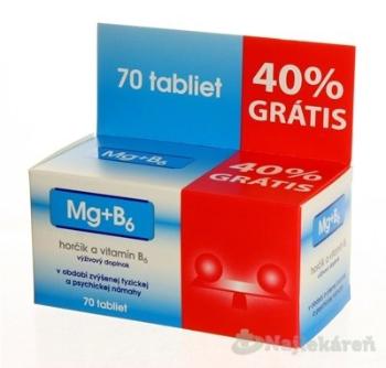 ZDROVIT MG + B6  40% grátis, 70 tabliet