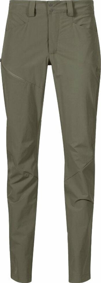 Bergans Outdoorové nohavice Vandre Light Softshell Pants Women Green Mud 38