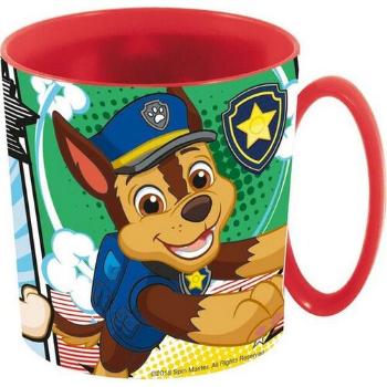 Plastový hrnček Paw Patrol 350 ml, červená