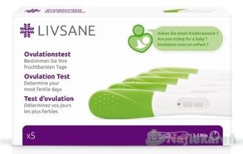 Livsane ovulačný test 5ks