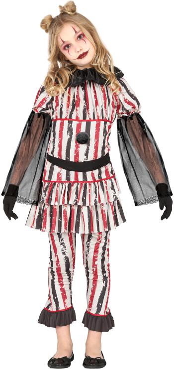 Guirca Detský kostým - Klaun Terror dievča Veľkosť - deti: XL
