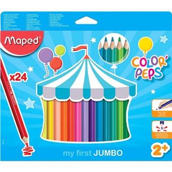 Maped Color Peps Jumbo, 24 farieb (3154148340133)