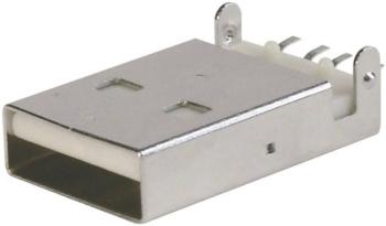 USB-zdierka, ultra plochá zástrčka, vstaviteľná TC-A-USB A-LP-SMT-C-203 USB A (SMT) 1586519 TRU COMPONENTS Množstvo: 1 k