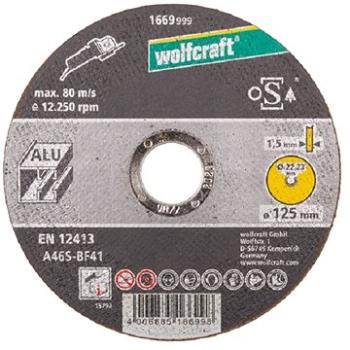 WOLFCRAFT - Kotouč řezací na hliník 125mm (4006885166998)