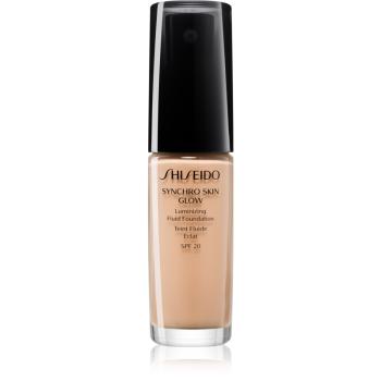 Shiseido Synchro Skin Glow Luminizing Fluid Foundation rozjasňujúci make-up SPF 20 odtieň Neutral 3 30 ml
