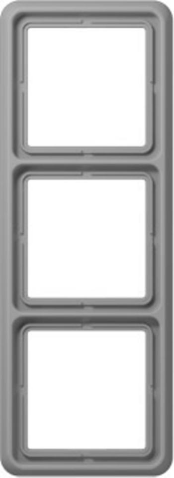 Jung 3-násobný rámček kryt  sivá CD583GR