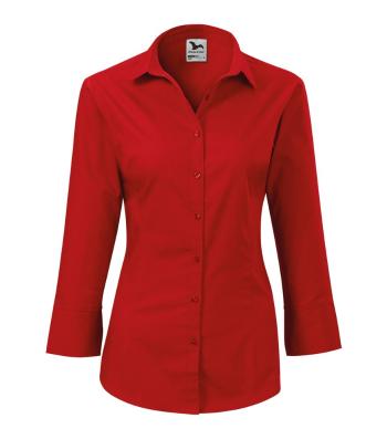 MALFINI Dámska košeľa s trojštvrťovým rukávom Style - Červená | XS