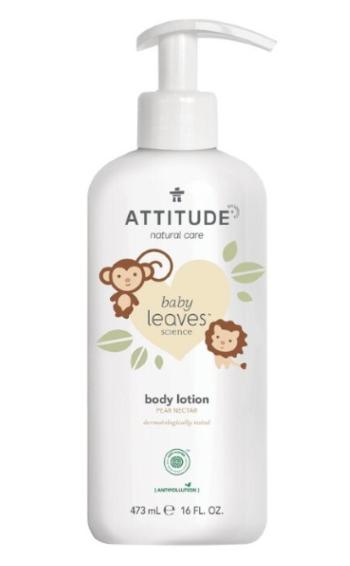 Attitude Detské telové mlieko s vôňou hruškovej šťavy Baby Leaves (Body Lotion) 473 ml