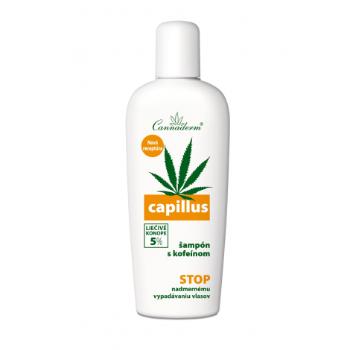 Cannaderm Capillus šampón s kofeínom proti vypadávaniu vlasov 150 ml