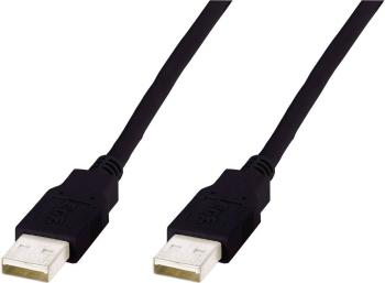 Digitus #####USB-Kabel USB 2.0 #####USB-A Stecker, #####USB-A Stecker 3.00 m čierna
