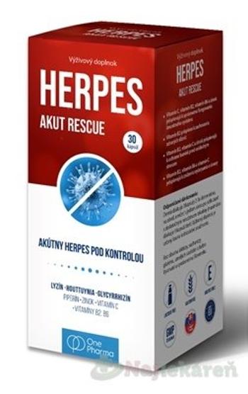 OnePharma HERPES AKUT RESCUE cps 1x30 ks